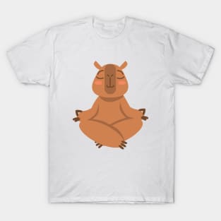 Capybara Yoga Lovers T-Shirt